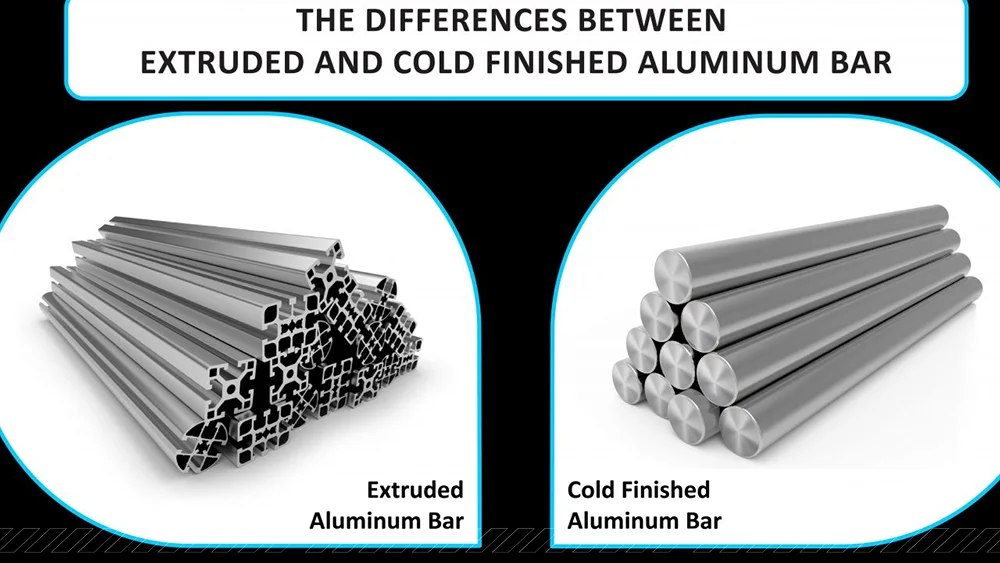 The Differences Between Extruded Aluminum Bar And Cold Finished Aluminum Bar